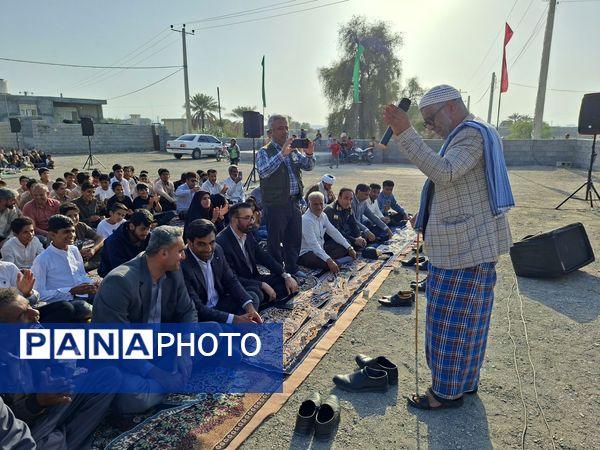 جشن پرشور دهه فجر انقلاب اسلامی در محله ولی عصر سندرک 