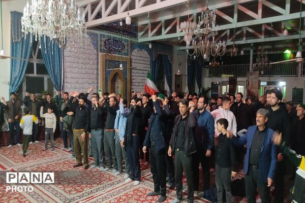 مراسم شهادت قائد امت در شهر بار نیشابور