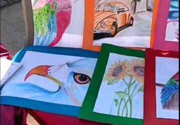 جشنواره فرهنگی و هنری در هنرستان فرید زاوه