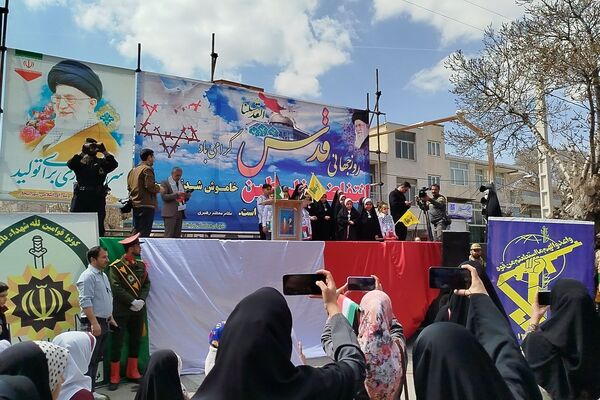 حضور پرشور مردم شهرستان بیجار در راهپیمایی روز جهانی قدس
