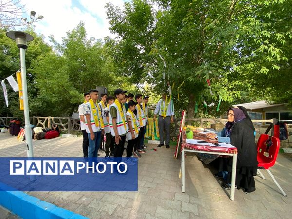 روز اول پیش اردوی ملی پیشتازان پسر سازمان دانش‌آموزی آذربایجان شرقی