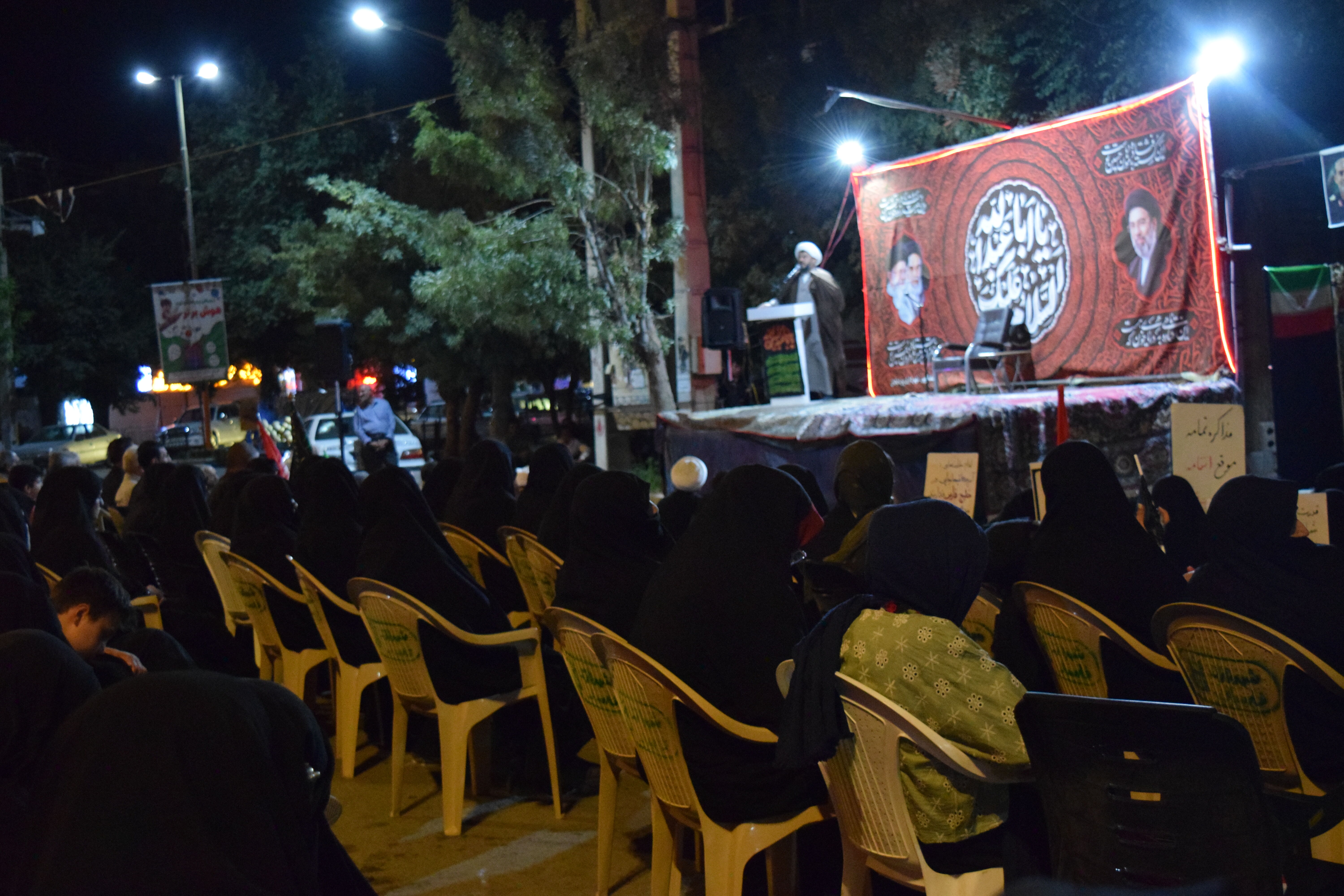 صد و پنجاه و ششمین شب بیعت در میدان امام خمینی(ره) فارسان