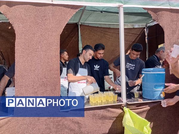 برپایی موکب اربعینی در خلیل آباد