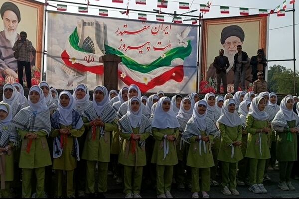 راهپیمایی ۲۲ بهمن در میناب