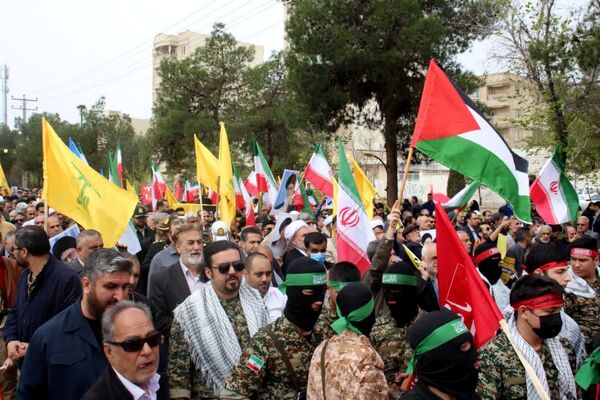 ابراز وحدت و همدلی سمنانی‌ها با مردم مظلوم فلسطین در روز قدس