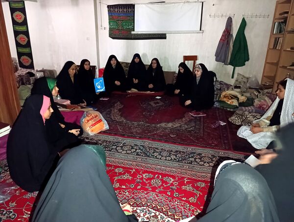 اعتکاف دانش‌آموزی در شهرستان سملقان 