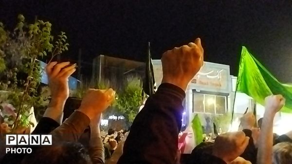 حضور مهدی رسولی در اجتماع مردمی نیشابور -۱