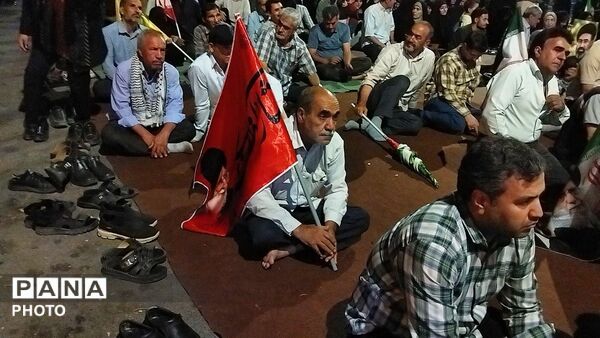 شکوه دلدادگی؛ موج جمعیت در اجتماع ۱۷۲ نیشابور