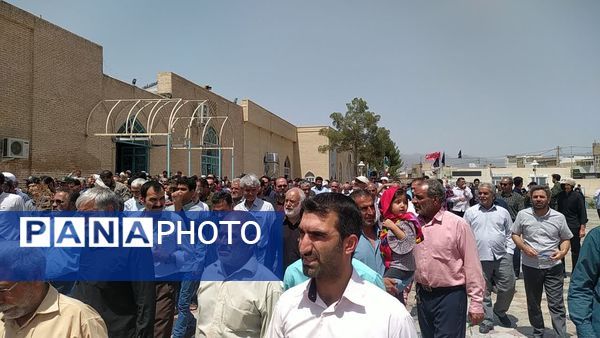 اجتماع مردم کاشمر در سرکوب رژیم صهیونسیتی 