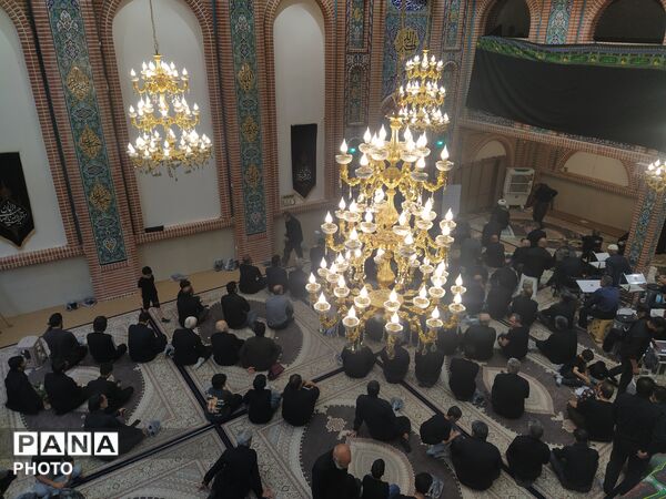 دل هایی غرق در عزا در مراسم ظهر تاسوعا حسینی