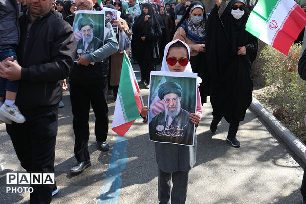 راهپیمایی روز قدس شهرستان بجنورد استان خراسان شمالی 