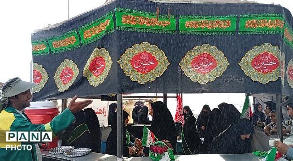 موکب دانش آموزی ،جلوه ای از عشق حسینی