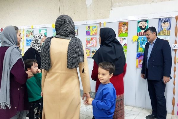 افتتاح نمایشگاه نقاشی کودک در شیروان 