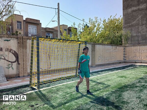 افتتاح زمین ورزشی در ملکان به مناسبت هفته دولت