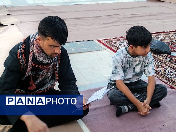 عزاداری روز دوم محرم در گلزار شهدای درق 