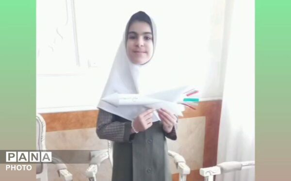 موشک‌های مقاومت  در دست دختران لالجین