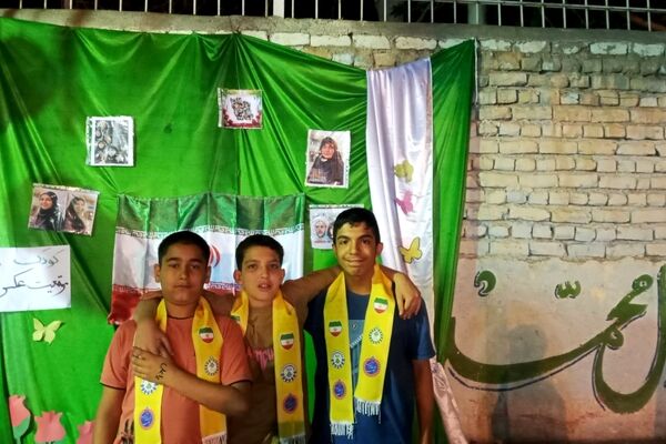 جشن عید سعید غدیر در شب های مقاومت و حماسه در دبیرستان  پسرانه عرفان ناحیه ۷ مشهد  