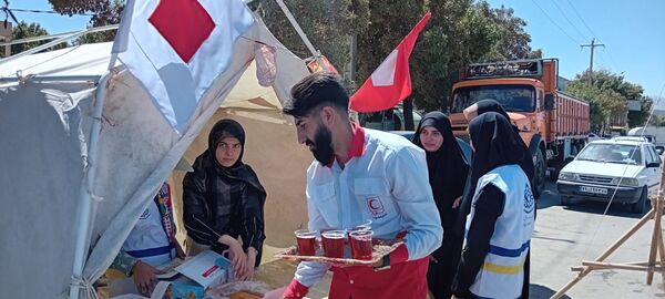 برپایی موکب سازمان دانش‌آموزی در شهرستان سملقان