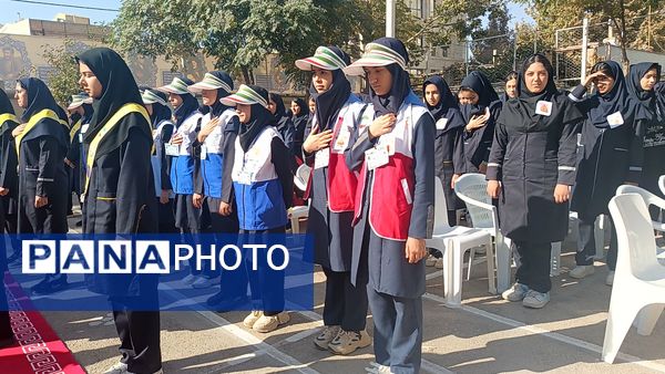 افتتاحیه طرح آهن یاری در دبیرستان کوثر فرهنگیان