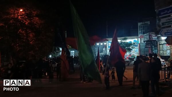 عزاداری شب نهم محرم الحرام در روستای رزق آباد 