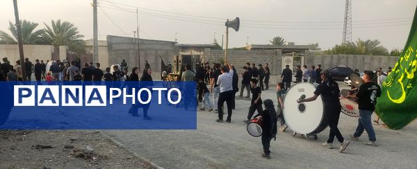 مراسم عزاداری امام حسین‌‌(ع) در روستای باغات