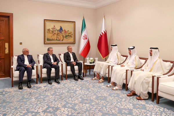 پزشکیان با امیر قطر دیدار کرد