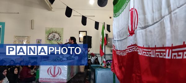 مراسم وداع با شهید گمنام در دبیرستان شهید هاشمی نژاد نیشابور