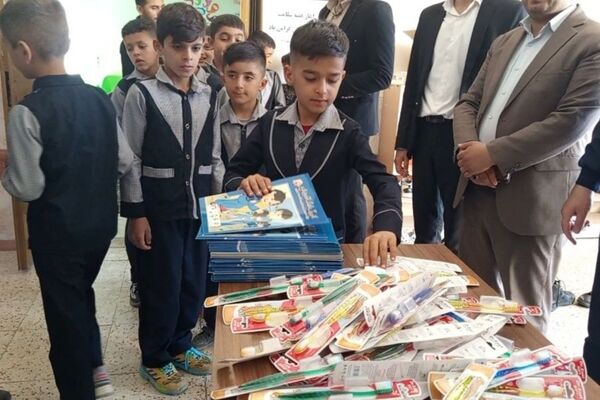 مدرسه مهرآفرین، کانون آغازین هفته ملی بهداشت دهان و دندان در شهرستان لردگان