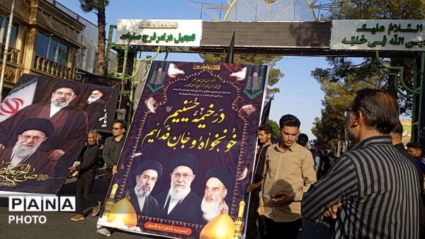 ورود باشکوه کاروان بنی اسد (ع) و نخل بزرگ فدافن به میعاد گاه عاشقان 