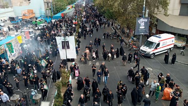 برپایی موکب عشاق الحسین سازمان دانش‌آموزی شهر تهران