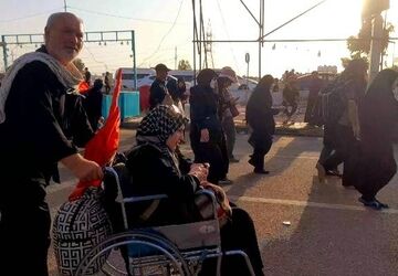 قلب‌ها در مسیر کربلا بیقرار می‌تپند