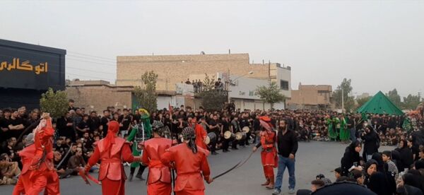 برگزاری مراسم تعزیه‌خوانی در منطقه نیروگاه قم