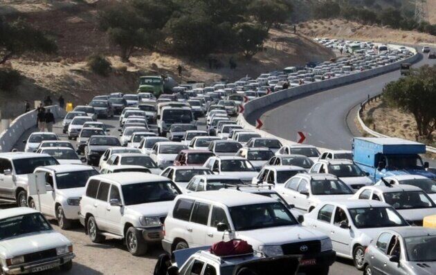آخرین وضعیت ترافیکی محورهای منتهی به مرزهای اربعین