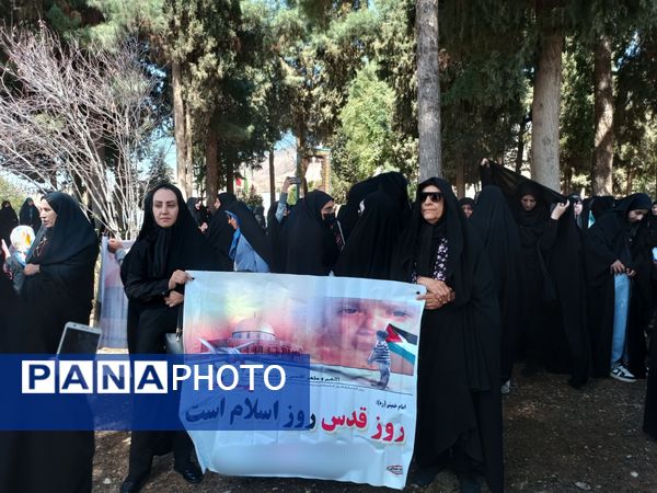 راهپیمایی روزجهانی قدس در شهرستان آبدانان 