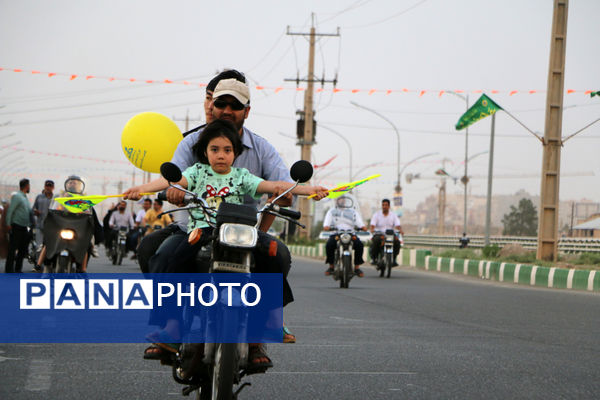 شادپیمایی مردم قم به مناسبت عید غدیر-1