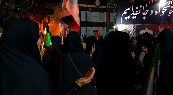 امشب میدان سپاه فقط یک میدان نبود؛ قرارگارهی از دل های به هم پیوسته بود
