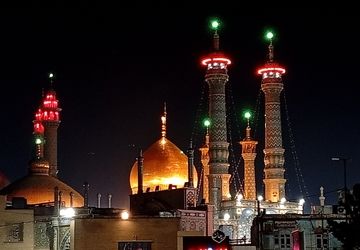 شب شهادت حضرت علی(ع) در حرم حضرت معصومه(س)