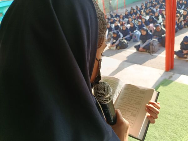 مراسم ولادت حضرت زینب (س) در مدرسه وکیلی ۳