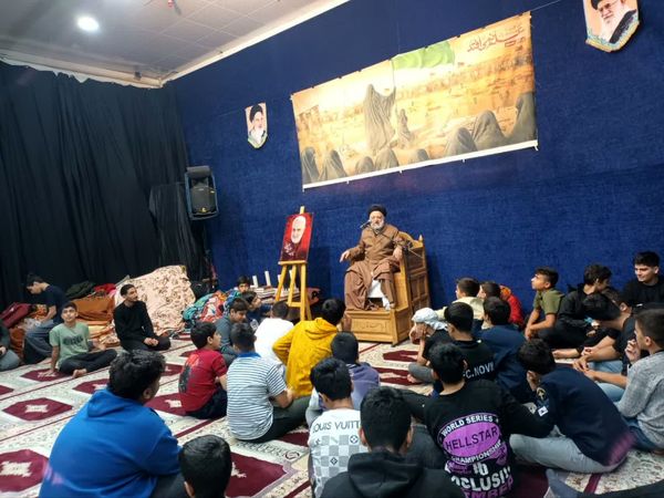 اعتکاف نورانی دانش‌آموزان بهبهان