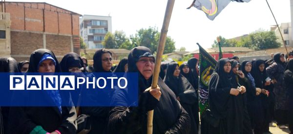 راهپیمایی عزاداران قائمشهری در سالروز رحلت رسول اکرم (ص) و امام حسن مجتبی (ع)