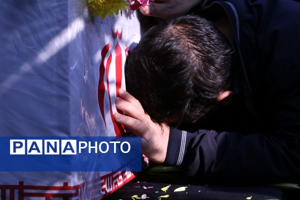 مراسم تشییع پیکر مطهر شهید والامقام شاهین دهقانی