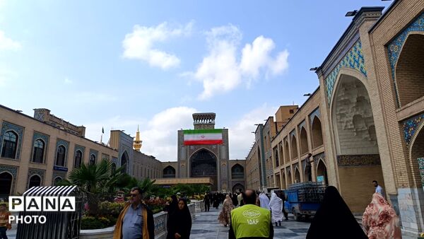 حرم ضامن آهو در آغازین روز دهه کرامت