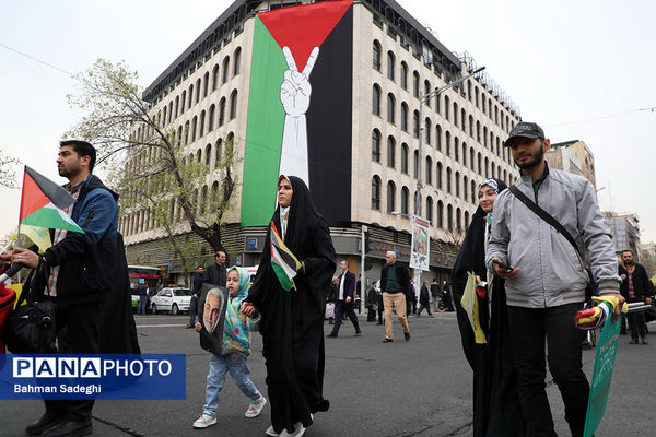 مراسم راهپیمایی روز قدس در تهران