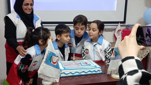 گرامیداشت سالگرد امور جوانان هلال احمر در قائمشهر