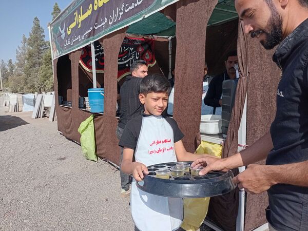 برپایی موکب اربعینی در خلیل آباد