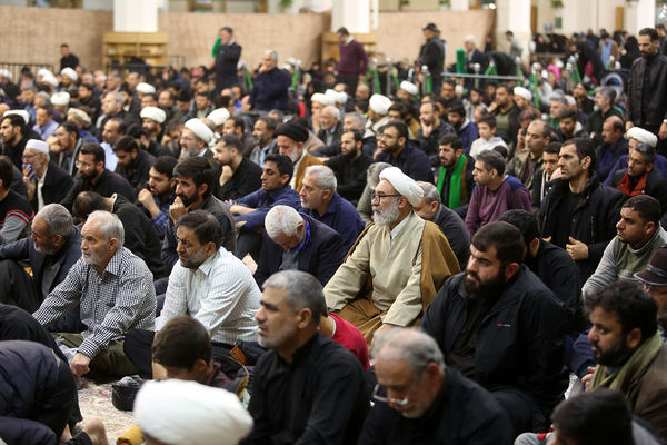 مراسم عزاداری سالروز شهادت هفتمین امام در حرم حضرت معصومه(س)