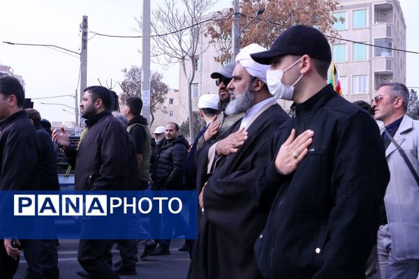 مراسم تشییع پیکر مطهر شهید والامقام شاهین دهقانی