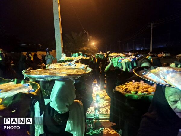 مراسم سینی‌گردانی حضرت قاسم (ع) در شب شام غریبان