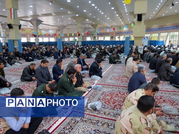 مراسم عزاداری شهیدان خدمت در مصلای امام خمینی(ره)  شهرستان بجنورد