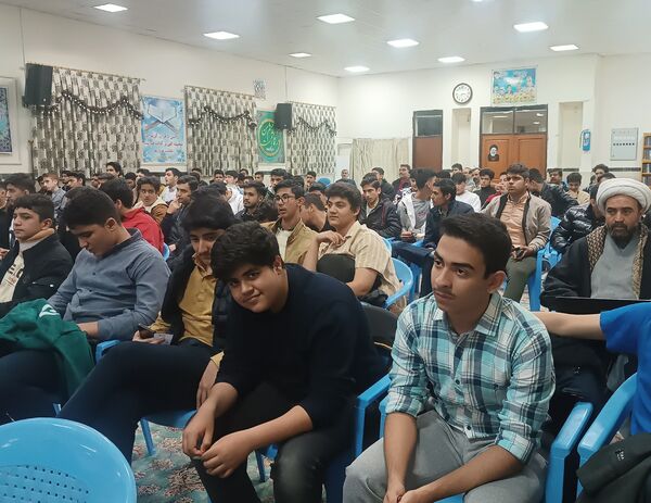 مراسم محفل انس باقرآن کریم دبیرستان شاهد ابوذر غفاری نیشابور